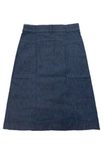 Plus Denim A-line Skirt 230-31D