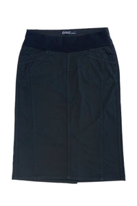 Black Denim Maternity Skirt 163-TR16D