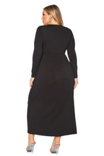Plus Maxi Dress Style 0319 in Black or Navy
