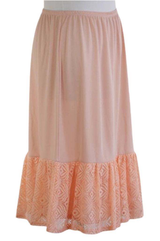 Slip Skirt Extender Style 13531 in Blush or White