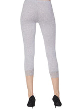 Lace Accent Legging Style 4002 in Black, White, or Heather Grey