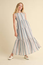 The Indigo Striped Girls Dress