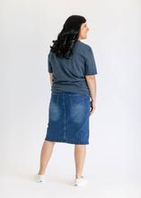 Remi Maternity Denim Midi Skirt