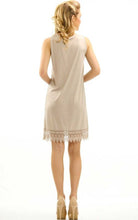 Sleeveless Laced Full Slip in Mocha, Black or White 120