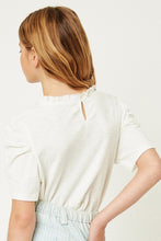Kids Ruffle High Neck Top 9246