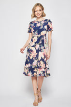 Floral Ruffle Midi Dress 3518