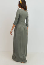 The Meredith Maxi in Olive