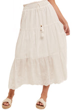 Eyelet Skirt in White 7624