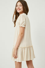 Girls Ruffle Button Down Midi Dress 2631