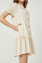 Girls Ruffle Button Down Midi Dress 2631