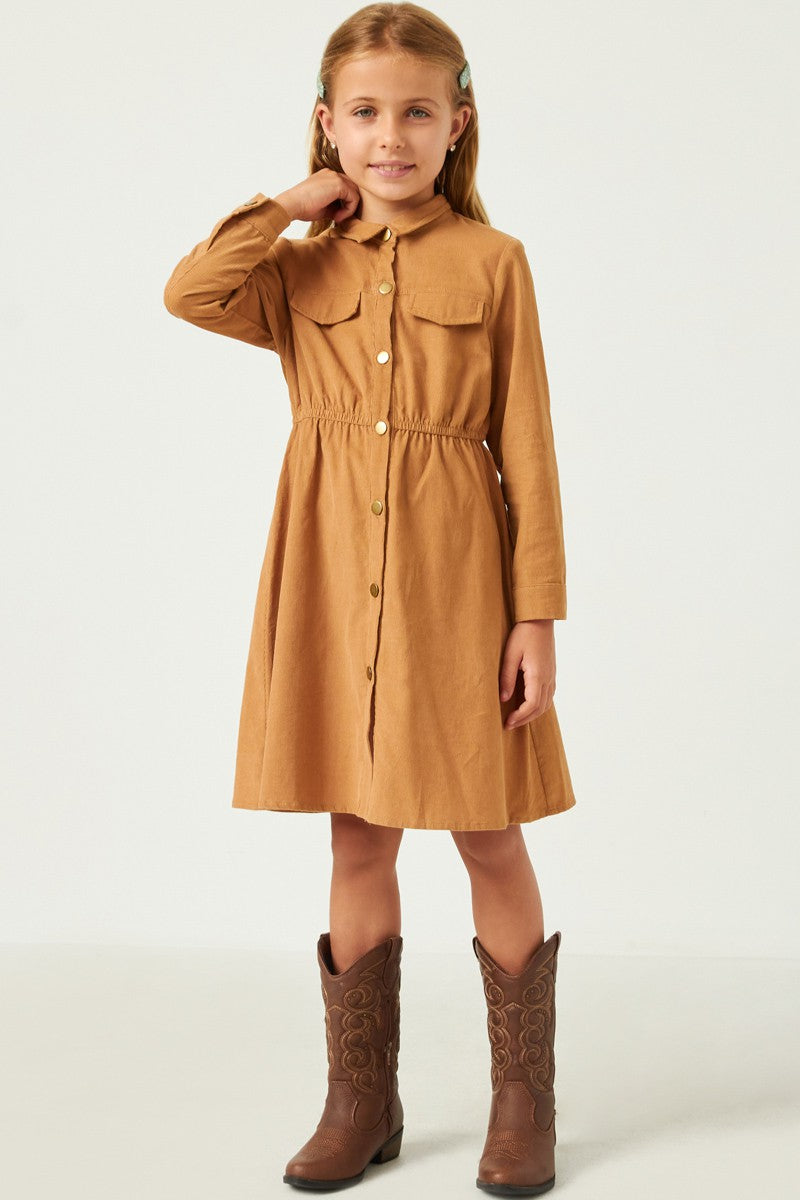 Corduroy dress shop button down