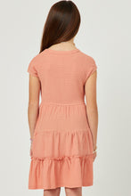 The Sorbet Girls Dress in Coral