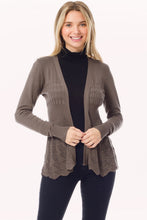 Crochet Cardigan 1070 in Mocha