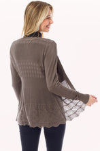 Crochet Cardigan 1070 in Mocha