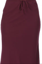 Chiffon Overlay Maxi Skirt Style 841 in Plum