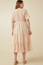 The Georgia Plus in Peach Floral