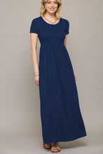 Elena Maxi Dress in Navy