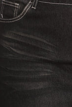Plus Rose Skirt in Black Wash