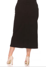 Ivy Long Skirt in Black