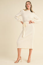 Sweater Knit Dress Style 0289 in Ivory