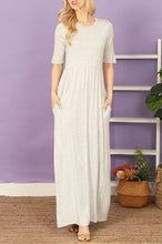 Maxi Round Neck Dress 9367