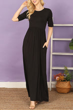 Maxi Round Neck Dress 9367