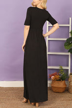 Maxi Round Neck Dress 9367