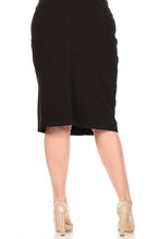 Plus Emma Skirt In Black