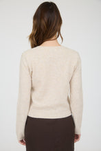 Button Down Cardigan 1508 in Cream