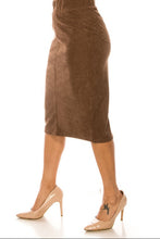 Plus Corduroy Denim Skirt 79219X in Pinecone