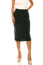 Corduroy Midi Skirt Style 79219 in Cypress