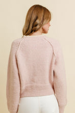 Pullover Knit Sweater 7368 in Dusty Pink