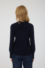 Pocket Detail Knit Cardigan in Navy 1137