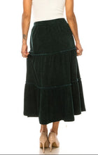 Tiered Corduroy Skirt 89395 in Cypress