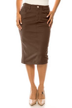 Plus Emma Skirt In Dark Clove