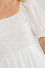 The Louisa Cotton Dress in White
