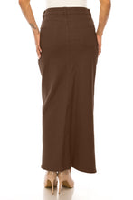 Ivy Long Skirt in Dark Clove