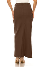 Ivy Long Skirt in Dark Clove