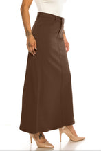 Ivy Long Skirt in Dark Clove
