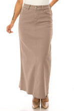 Ivy Long Skirt in Sandstone