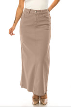 Ivy Long Skirt in Sandstone