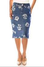 Daisy Denim Skirt in Indigo
