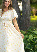 Lilia Flutter Sleeve Maxi Dress