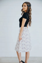 Slip Skirt in Misty Bloom