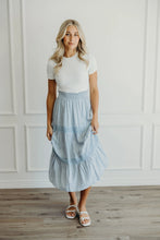 Ruched Waist Skirt in Horizon Haze