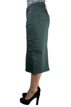 Twill Skirt Style 227/3-16D in Hunter Green