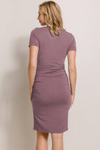 Daphne Maternity Dress in Mauve