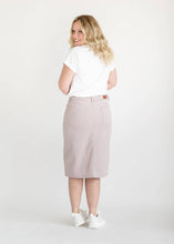 Remi Lilac Denim Midi Skirt