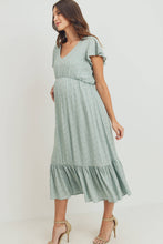 Alette Maternity Dress in Powder Blue