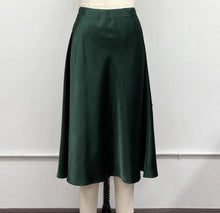 Celine In Hunter Green Satin